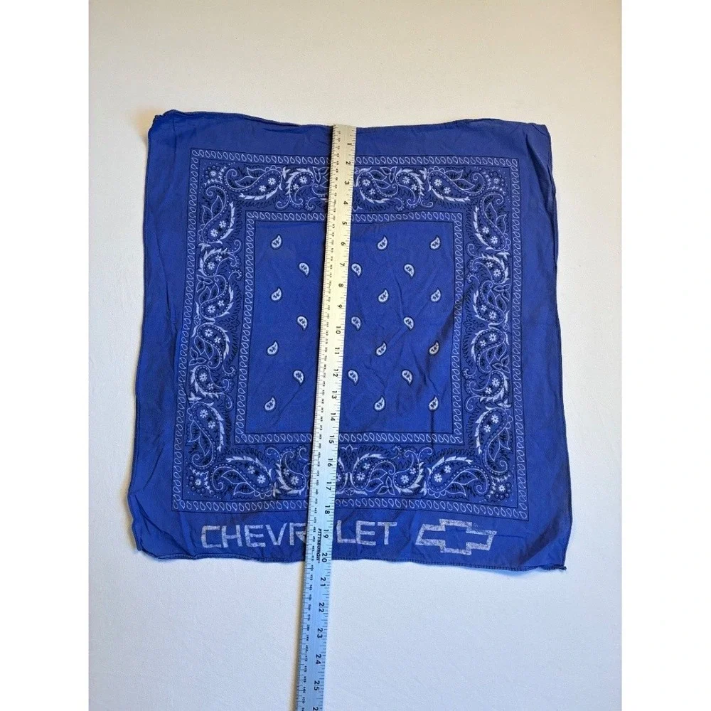 Harley-Davidson Blue Paisley Bandana Scarf Cotton Motorcycle Collectible